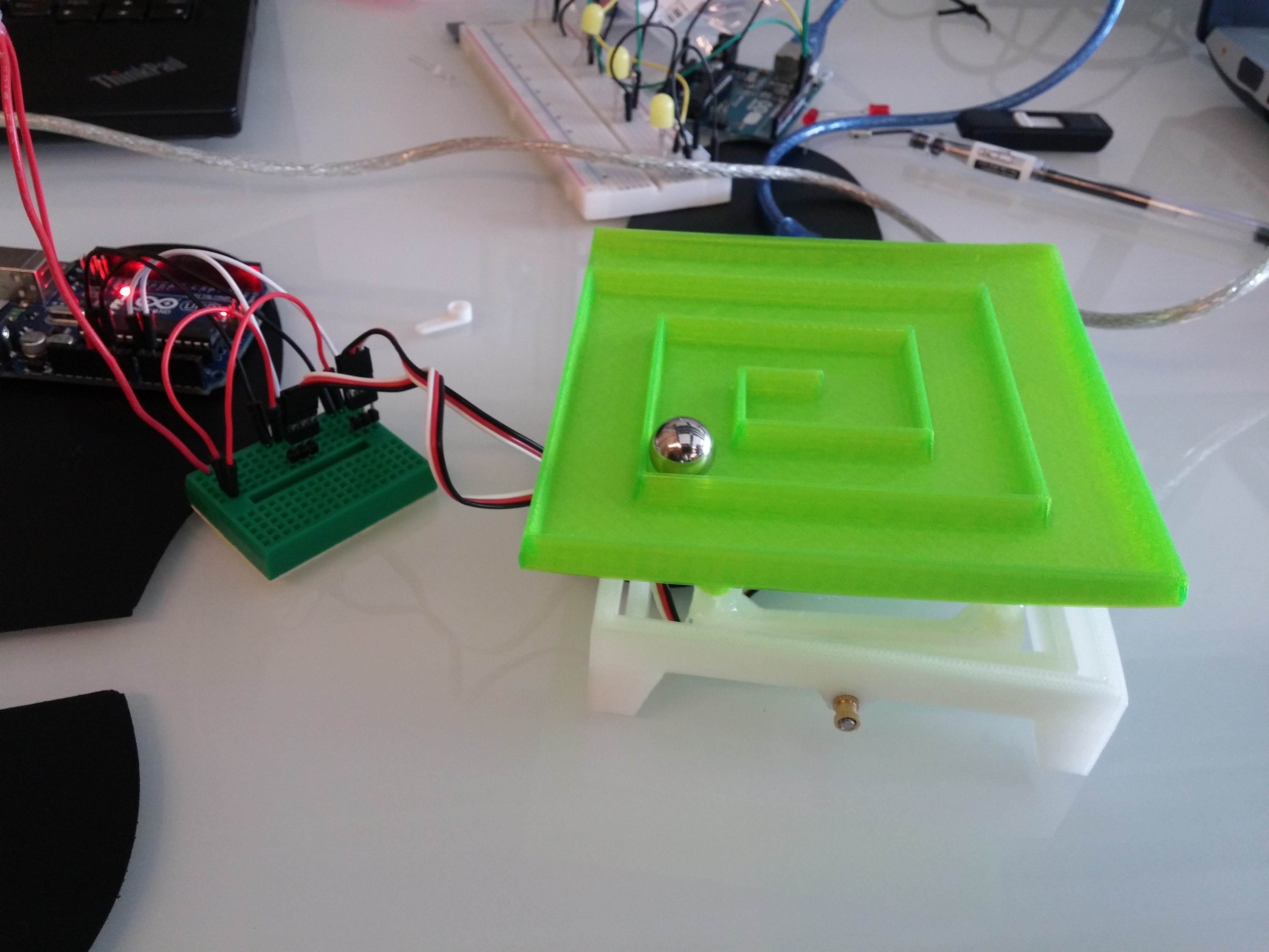 BrainiHack 2015 - Blue GSD with Brain Controlled Labyrinth Game