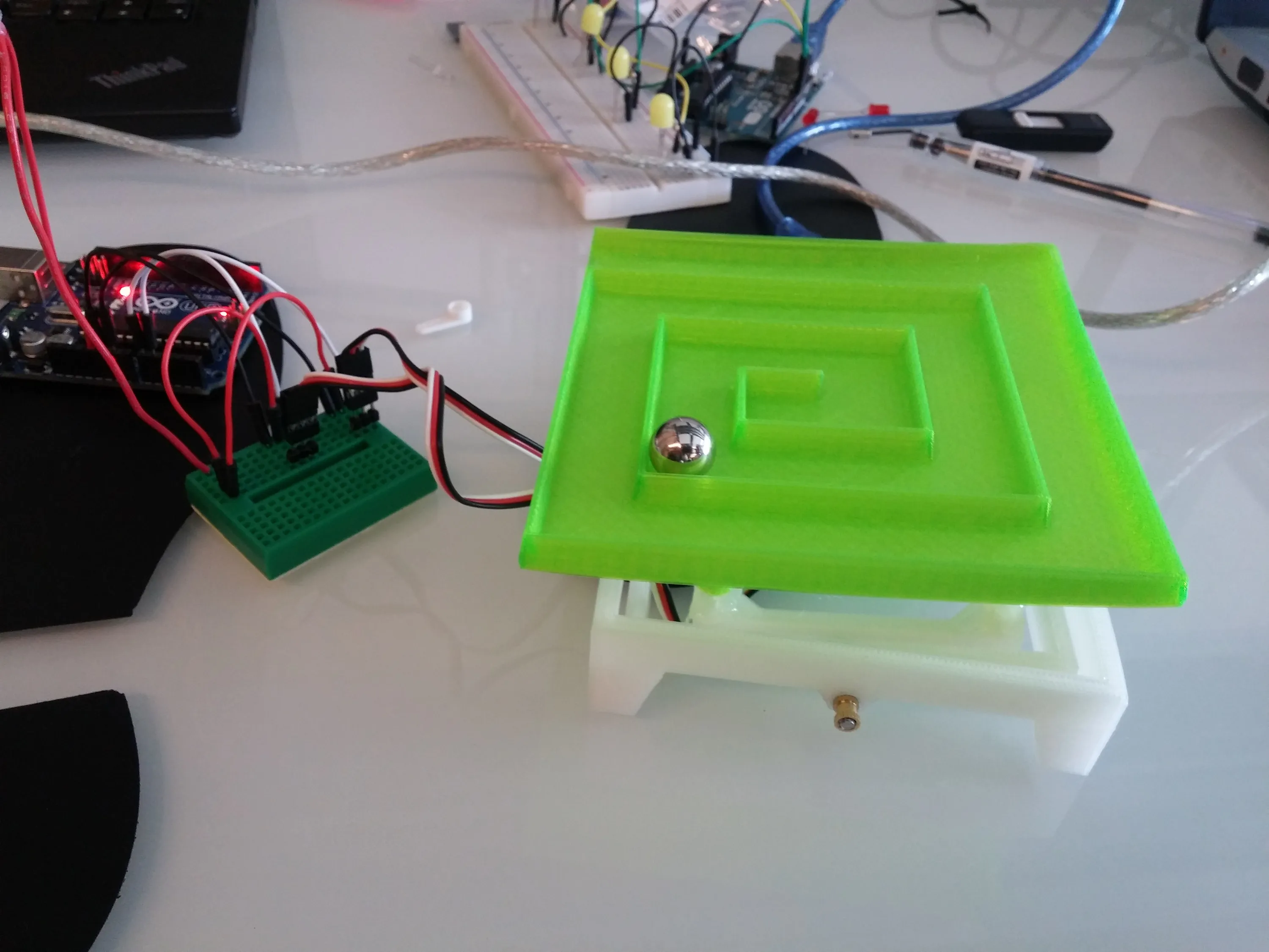 BrainiHack 2015 - Blue GSD with Brain Controlled Labyrinth Game